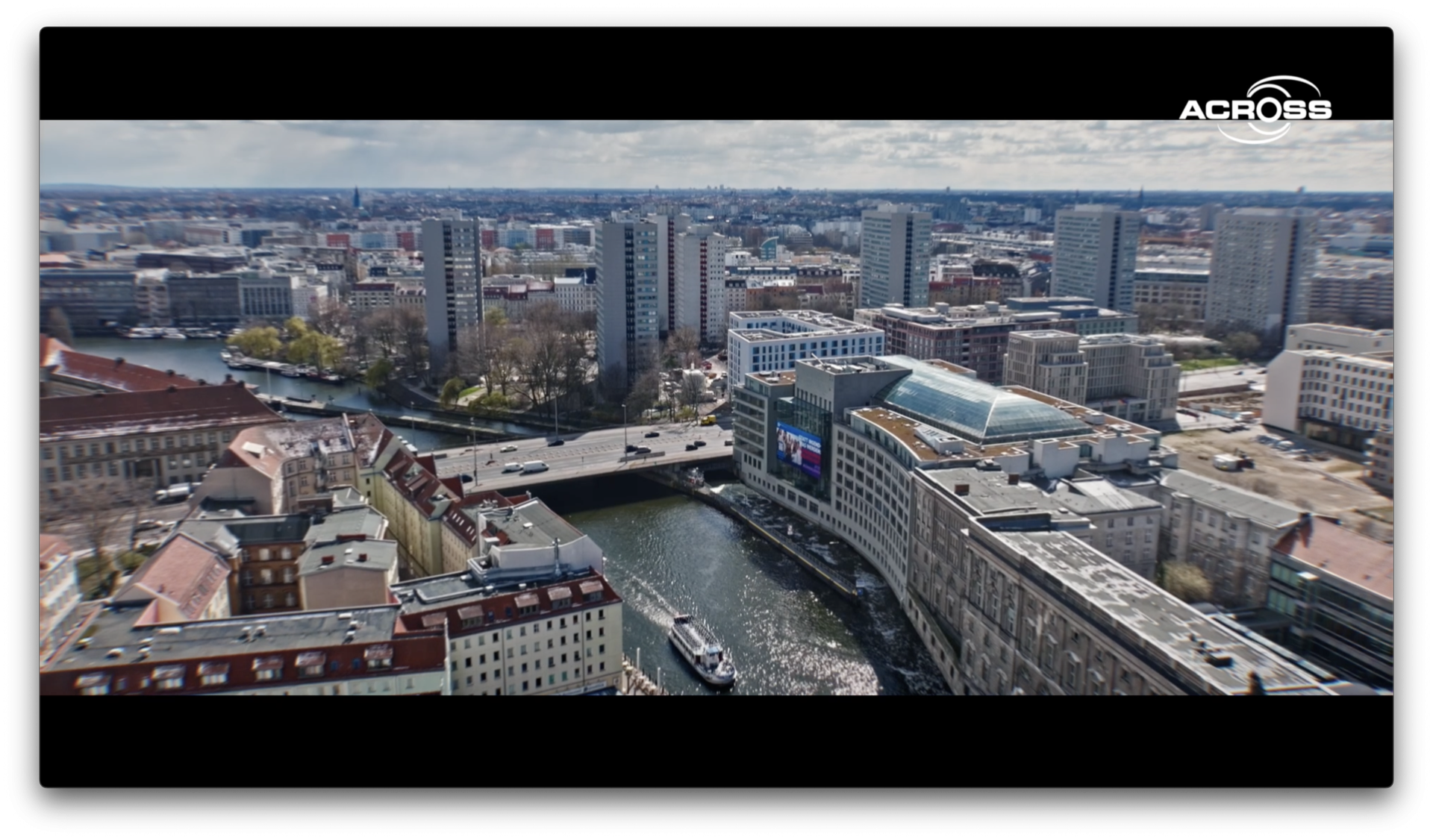 Across